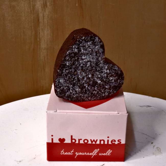 I Heart Chocolate Brownie - single G/F D/F