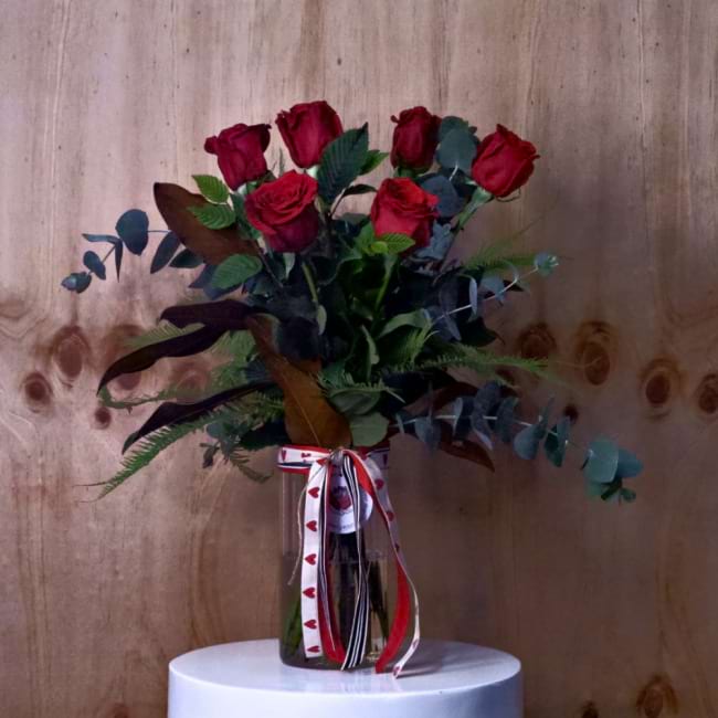 Love Shack - Roses in a Vase